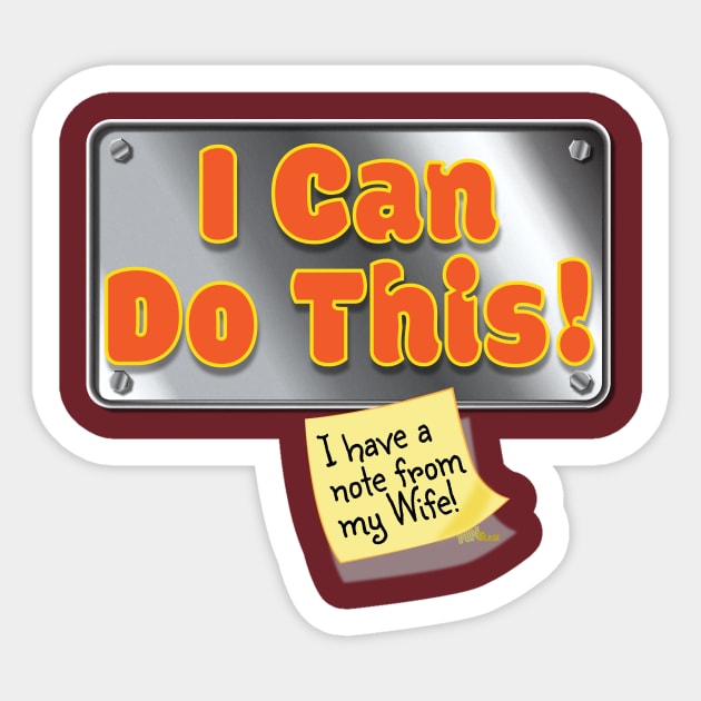 I can do this-sign Sticker by NN Tease